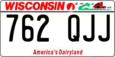 WI license plate 762QJJ