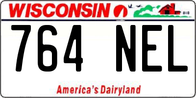 WI license plate 764NEL
