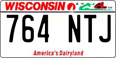 WI license plate 764NTJ
