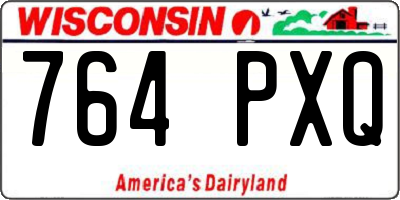 WI license plate 764PXQ