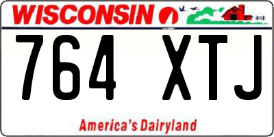 WI license plate 764XTJ