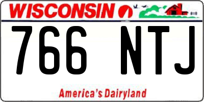 WI license plate 766NTJ