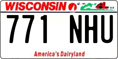 WI license plate 771NHU