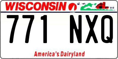 WI license plate 771NXQ