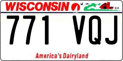 WI license plate 771VQJ