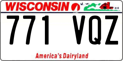 WI license plate 771VQZ