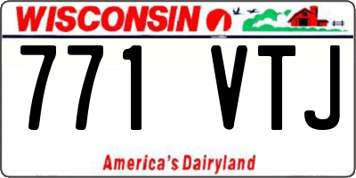 WI license plate 771VTJ