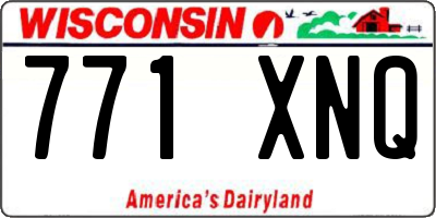 WI license plate 771XNQ