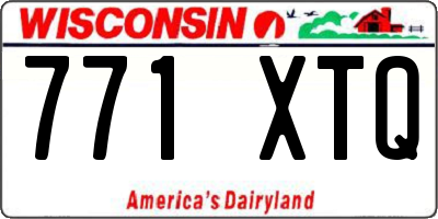 WI license plate 771XTQ