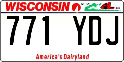 WI license plate 771YDJ