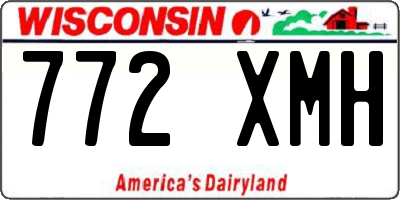 WI license plate 772XMH