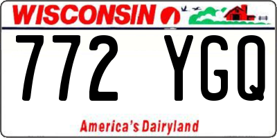 WI license plate 772YGQ