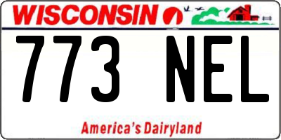 WI license plate 773NEL