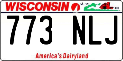 WI license plate 773NLJ