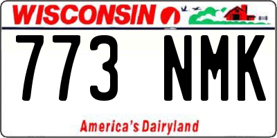 WI license plate 773NMK
