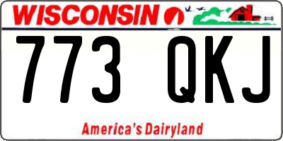 WI license plate 773QKJ