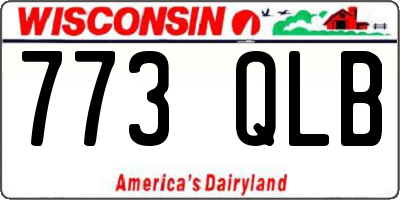 WI license plate 773QLB