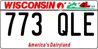 WI license plate 773QLE