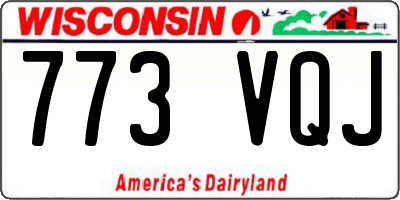 WI license plate 773VQJ
