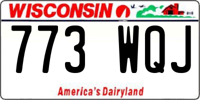 WI license plate 773WQJ