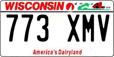 WI license plate 773XMV