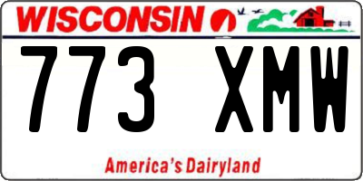 WI license plate 773XMW