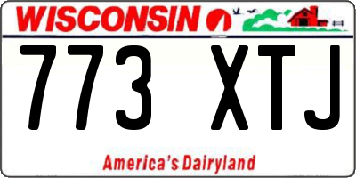 WI license plate 773XTJ