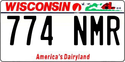 WI license plate 774NMR