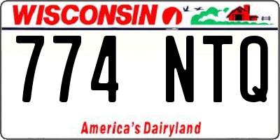 WI license plate 774NTQ