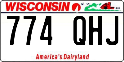 WI license plate 774QHJ