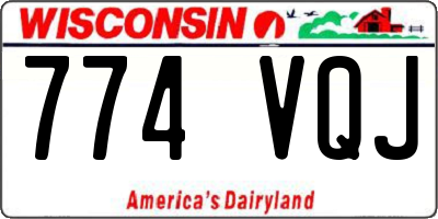 WI license plate 774VQJ