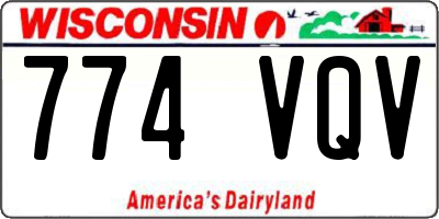 WI license plate 774VQV