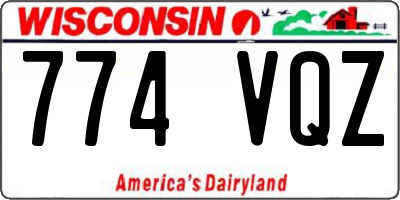 WI license plate 774VQZ