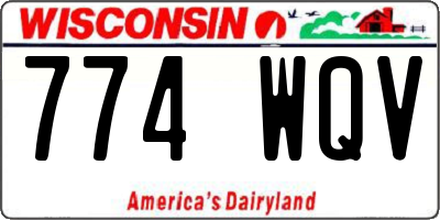 WI license plate 774WQV