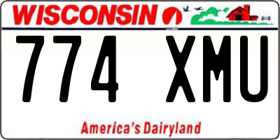 WI license plate 774XMU