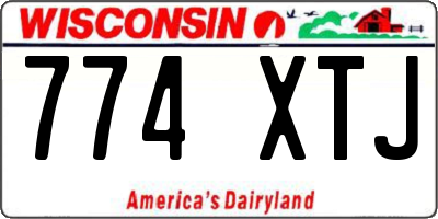 WI license plate 774XTJ