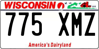 WI license plate 775XMZ