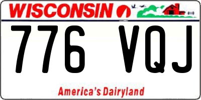 WI license plate 776VQJ