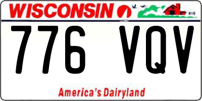 WI license plate 776VQV