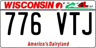 WI license plate 776VTJ