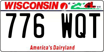WI license plate 776WQT