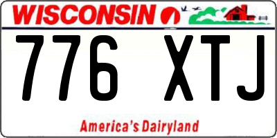 WI license plate 776XTJ