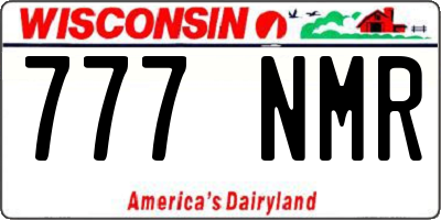WI license plate 777NMR