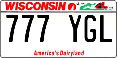 WI license plate 777YGL