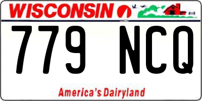 WI license plate 779NCQ