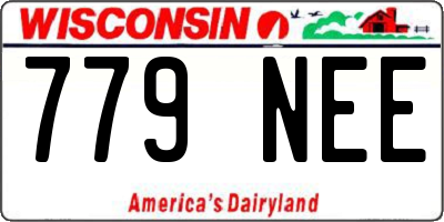 WI license plate 779NEE