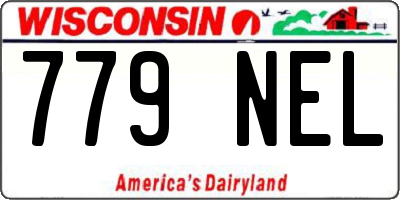 WI license plate 779NEL