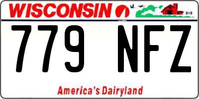 WI license plate 779NFZ