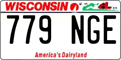 WI license plate 779NGE