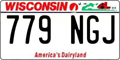 WI license plate 779NGJ